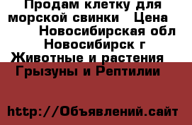 Продам клетку для морской свинки › Цена ­ 700 - Новосибирская обл., Новосибирск г. Животные и растения » Грызуны и Рептилии   